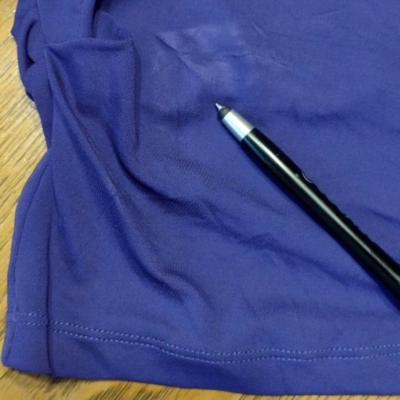 Off-White Virgil Abloh Purple Twist Mock Neck Dress Second Skin 14 US 48 IT NWT - Picture 16 of 16